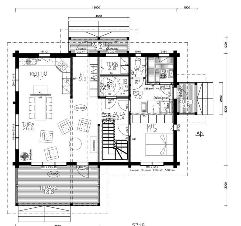 Kultainen Kaava Cottages Padasjoki Bilik gambar